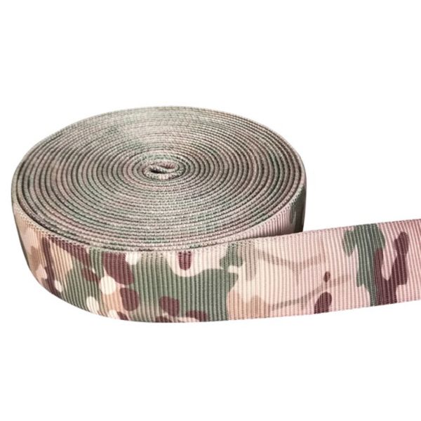tubular woodland camo webbing