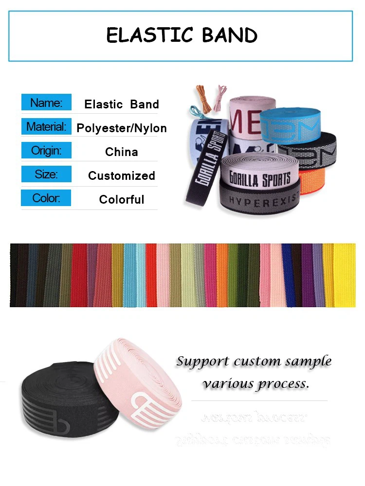 Custom jacquard elastic band Custom jacquard elastic band