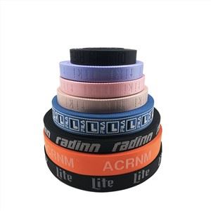 Pita anyaman jacquard anyaman bercorak berwarna-warni